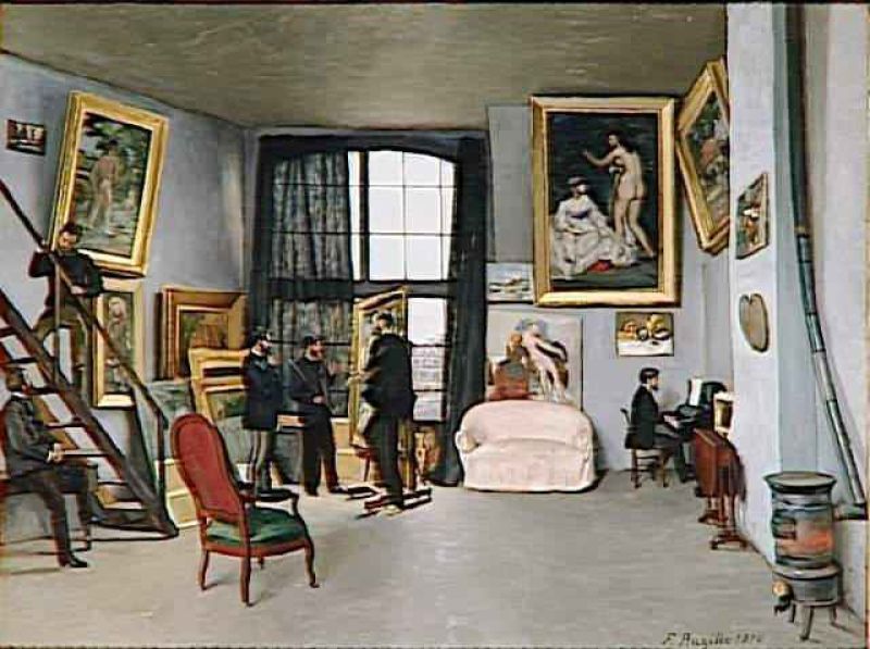 manet19fra l'atelier de bazille rue la condamine 1870.jpg